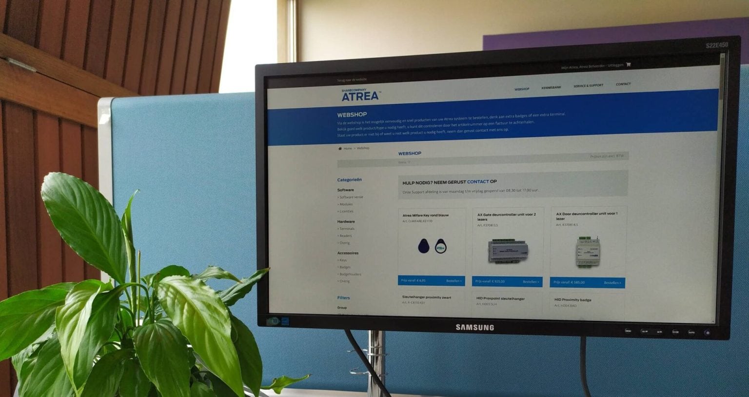 Nieuwe klantportal en webshop vereenvoudigen beheer Atrea